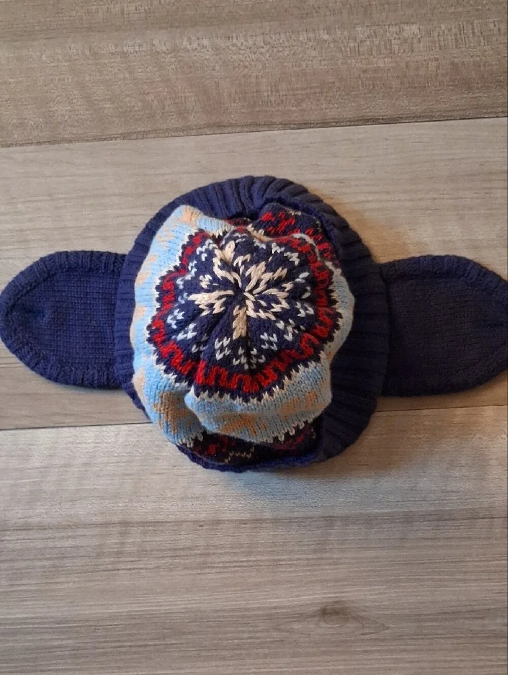 Gymboree Vintage Knit Earflap Hat Size 6-12 Months (M)